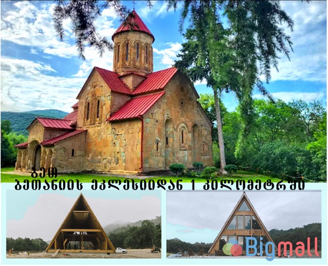 იყიდება (კერძო სახლი) ახალი პანტიანი, კიკეთის გადასახვევიდან 3 კილომეტ - სურათი 1