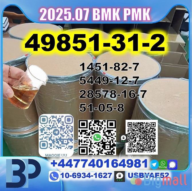 CAS: 49851-31-2 BMK PMK 5449-12-7,28578-16-7,1451-82-7,51-05-8 - სურათი 1