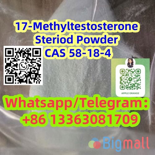 17-Methyltestosterone Steriod Powder CAS 58-18-4 - სურათი 1