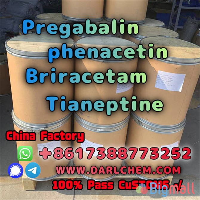 pregabalin Brivaracetam Tianeptine raw Powder crystal 148553-50-8 High - სურათი 1