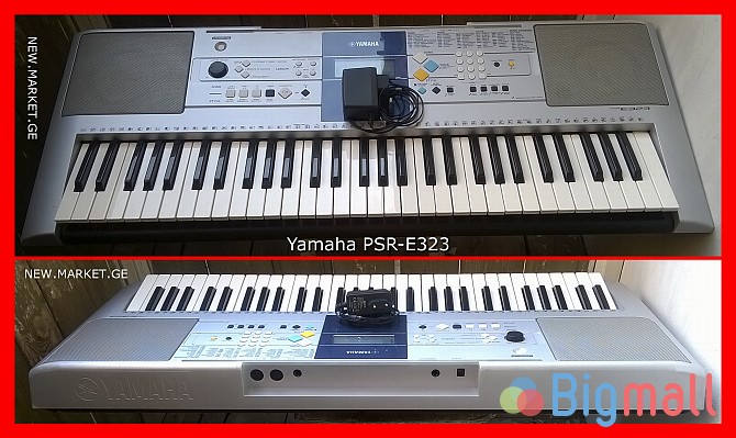 სინთეზატორი Yamaha PSR E323 synthesizer piano პიანინო синтезатор Ямаха - სურათი 1
