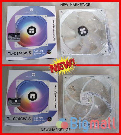 ქეისის ქულერი 140მმ ქეისის ფანი 14სმ ThermalRight ARGB Case Fan 140mm - სურათი 1