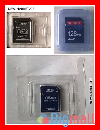 მეხსიერების ბარათი ფლეშ Flash SD Memory Card MicroSD карты памяти SD - სურათი 1
