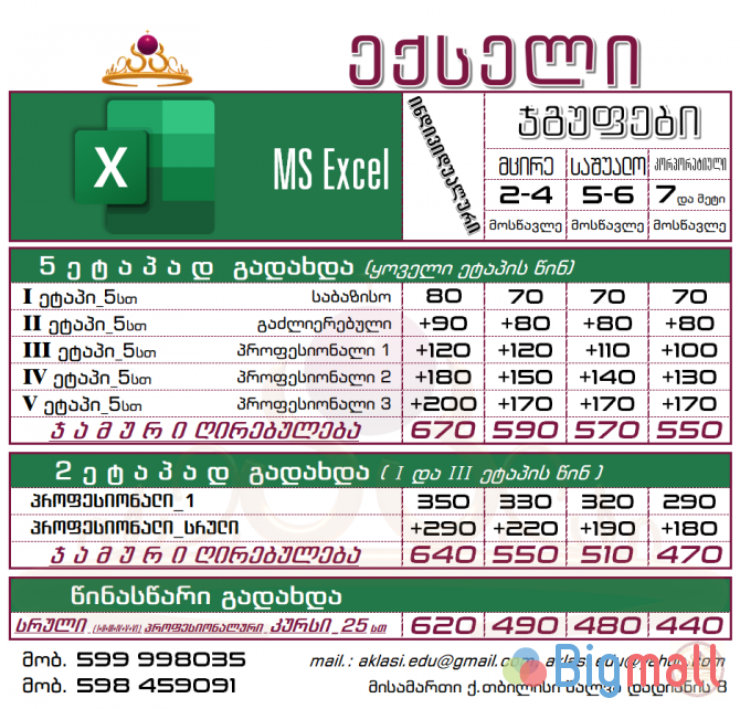 MS Excel - სურათი 1