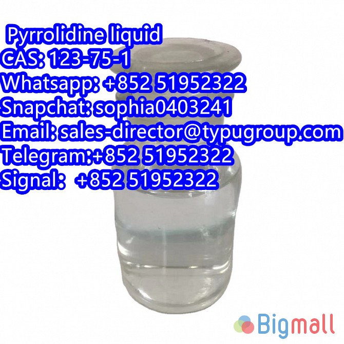 Pyrrolidine liquid ჩAშ123-75-1 Telegram:+852 51952322 Signal：+852 519 - სურათი 1