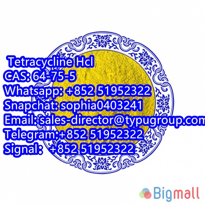 Hot Selling 99% Tetracycline HCL CAS 64-75-5 Tetracycline Hydrochlorid - სურათი 1