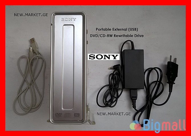 Sony DVD CD RW recorder ჩამწერი რეკორდერი გარე USB рекордер рерайтер - სურათი 1