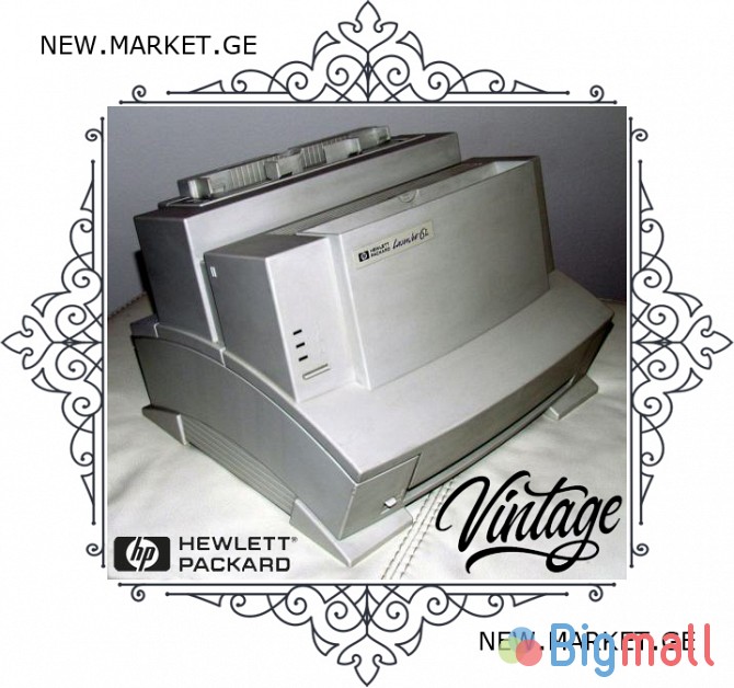 ვინტაჟი Hewlett Packard ლაზერ პრინტერი HP LaserJet 6L printer принтер - სურათი 1