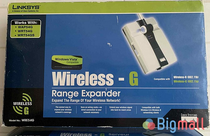 Linksys Wi-Fi გამაძლიერებელი - სურათი 1