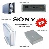 Sony CD-DVD RW recorder ჩამწერი რერაიტერი გარე USB ორიგინალი rewriter
