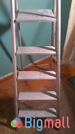 გასაშლელი კიბე ალუმინის დასაკეცი პროფესიონალური лестница-стремянка - სურათი 1