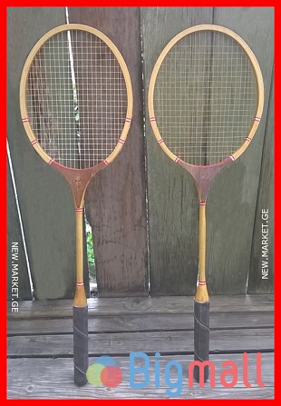 ბადმინტონის ჩოგნები ბურთი ვოლანი бадминтон ракетки badminton rackets - სურათი 1